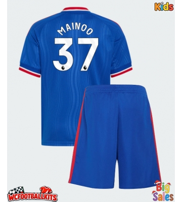 Manchester United Kobbie Mainoo #37 Replica Away Stadium Kit for Kids 2026-27 Short Sleeve (+ pants)